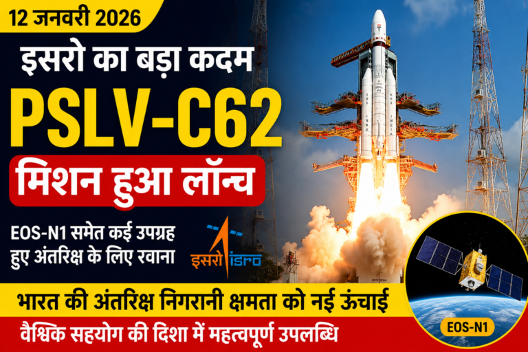 इसरो का PSLV-C62 मिशन चर्चा में