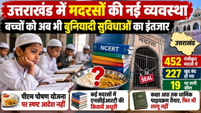 उत्तराखंड में मदरसों की नई व्यवस्था पर सवाल, सवा तीन महीने बाद भी बच्चों को भोजन और किताबों का इंतजार